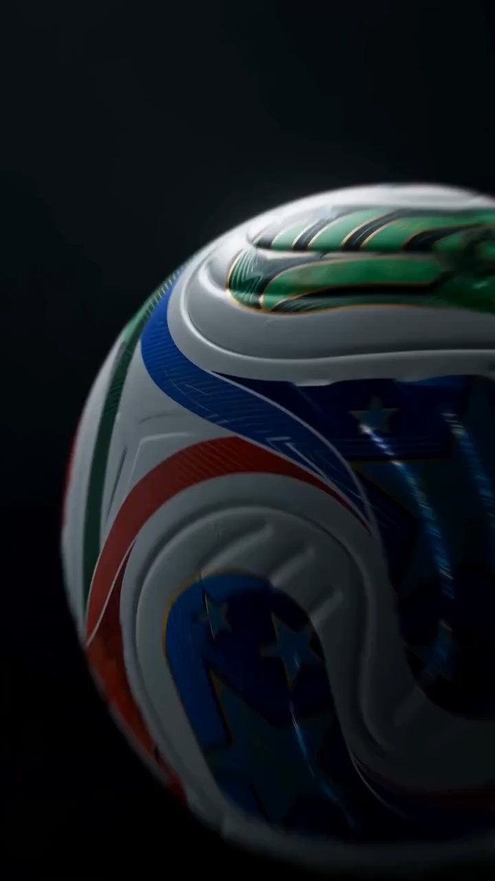 Futuristic 3D Soccer Ball Commercial