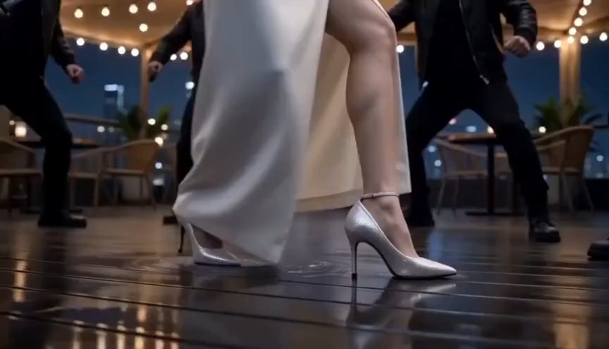 Cinematic Rooftop Action Sequence