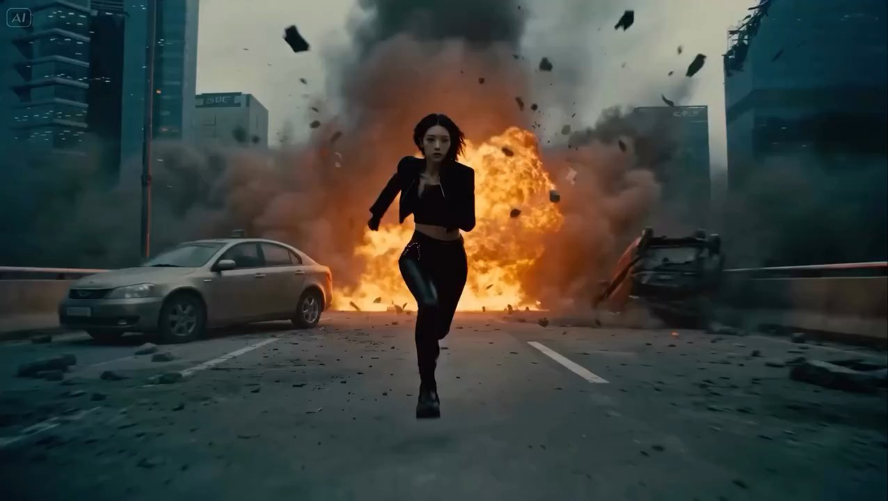 Epic Futuristic Action Sequence Creation