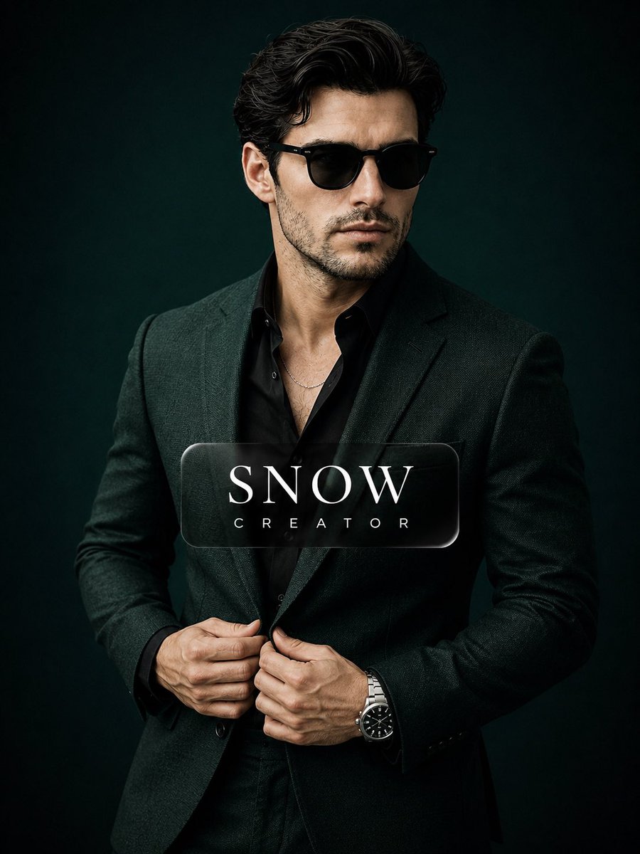 Luxury Fashion Portrait with Custom Text Prompt