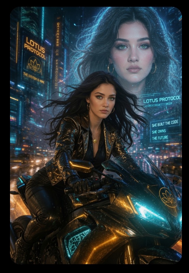 Cyberpunk Motorcycle Adventure Prompt 1 of 2