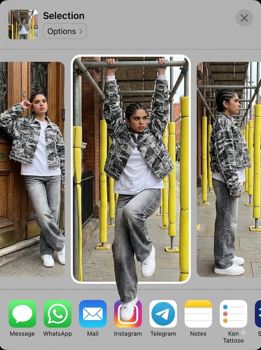 Hyper-Realistic Streetwear Photo Share Prompt 1 of 2