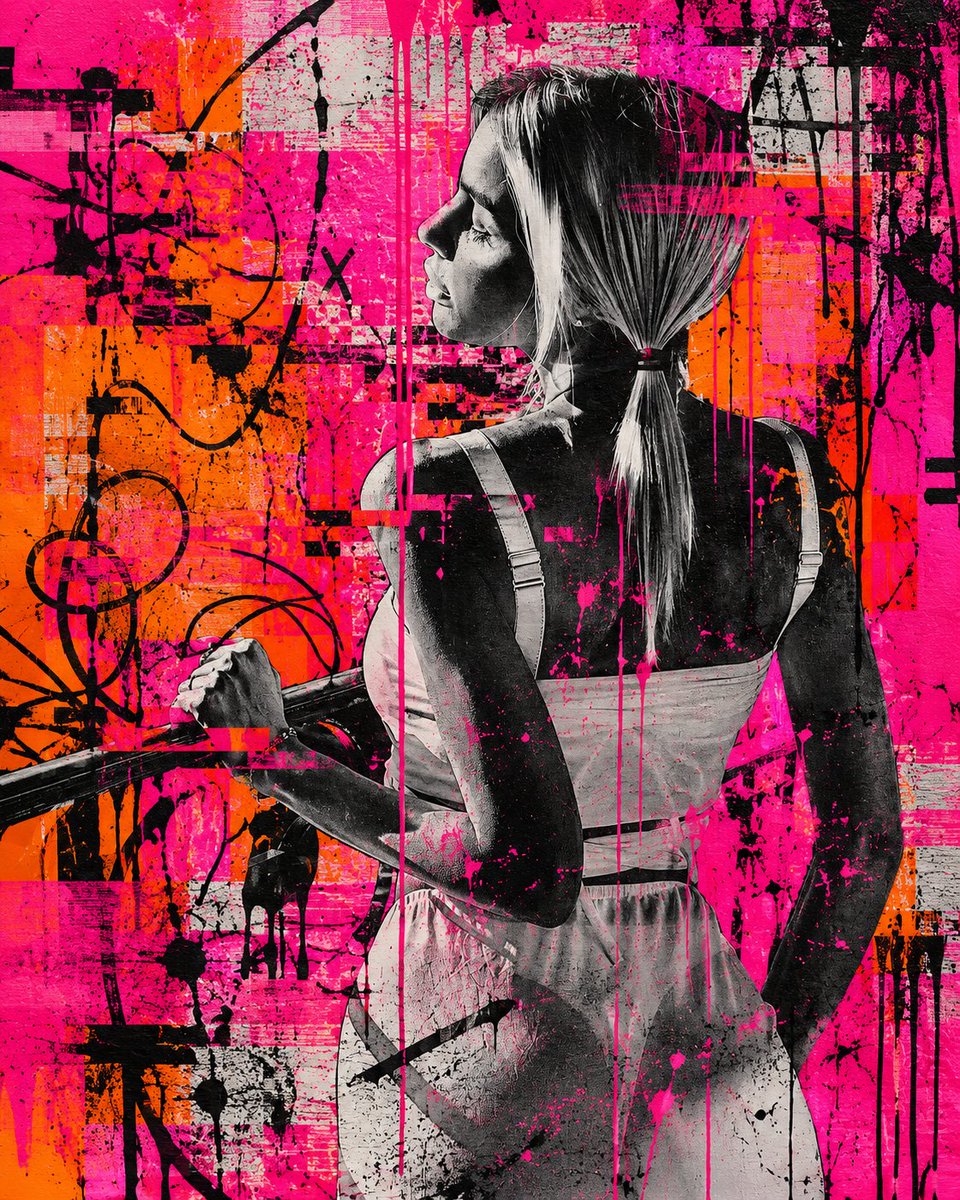 Urban Expressionism Mixed-Media Art Prompt