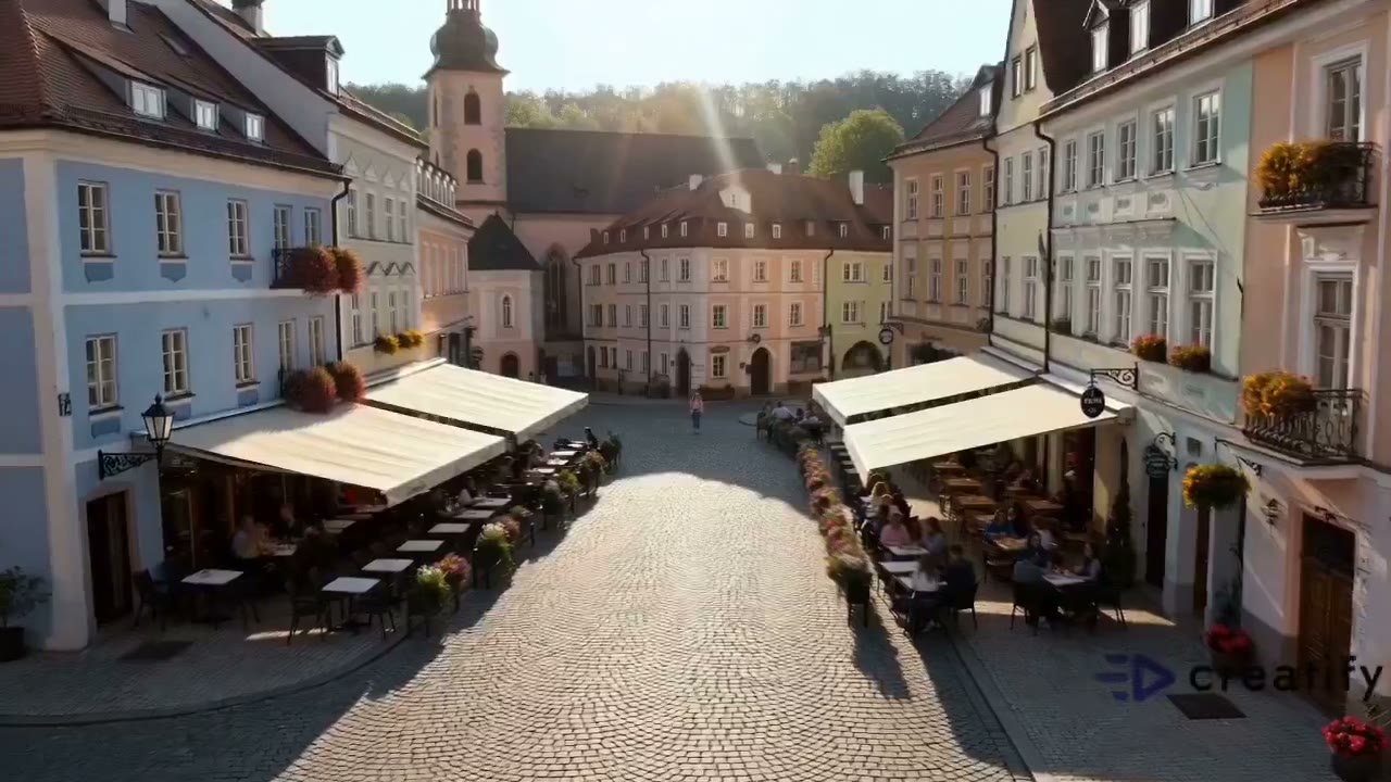 FANTA Refreshment in a European Town