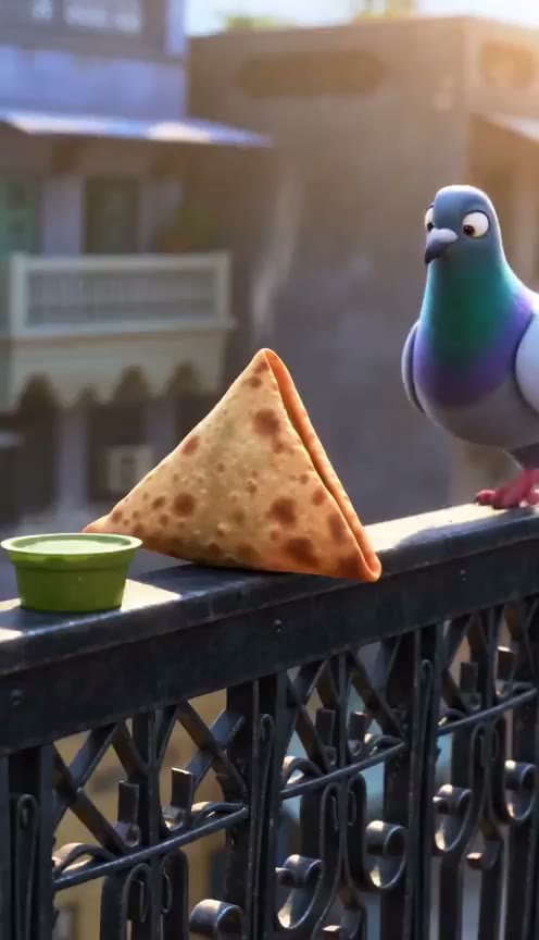 Samosa's Dramatic Plunge: A Cinematic Journey
