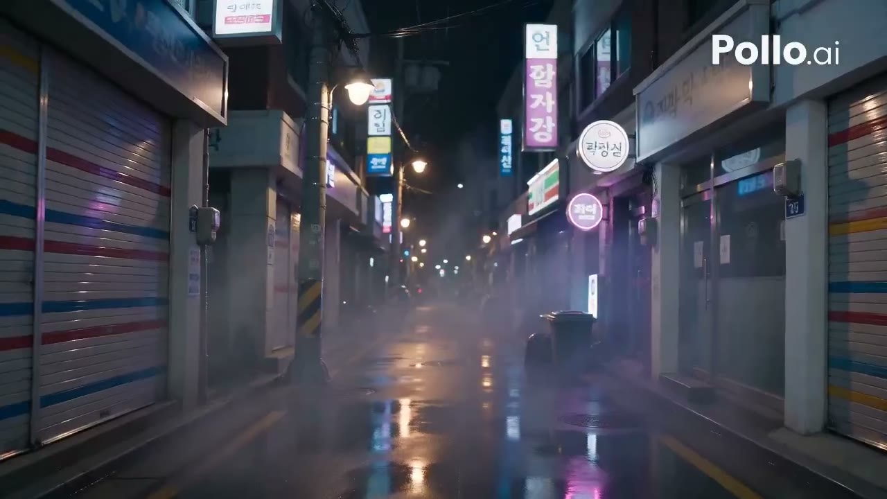 Cinematic K-Pop Night in Seoul