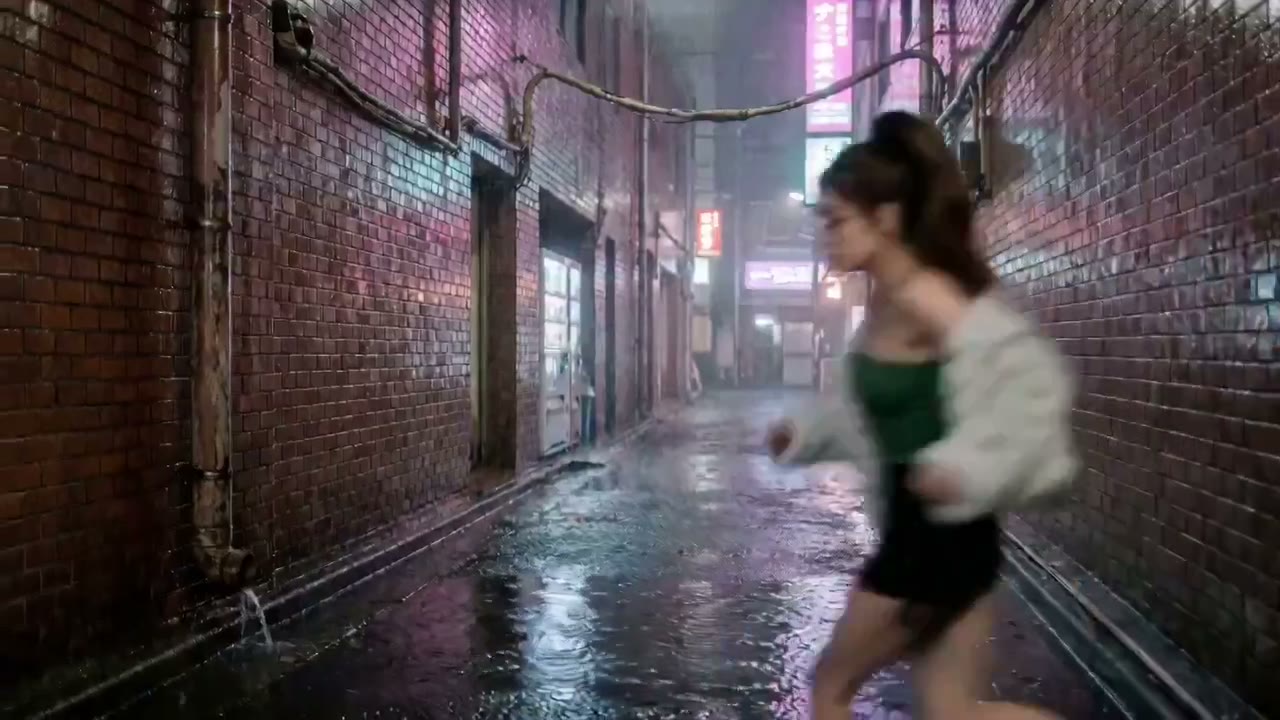 Cinematic Cyberpunk Night Walk