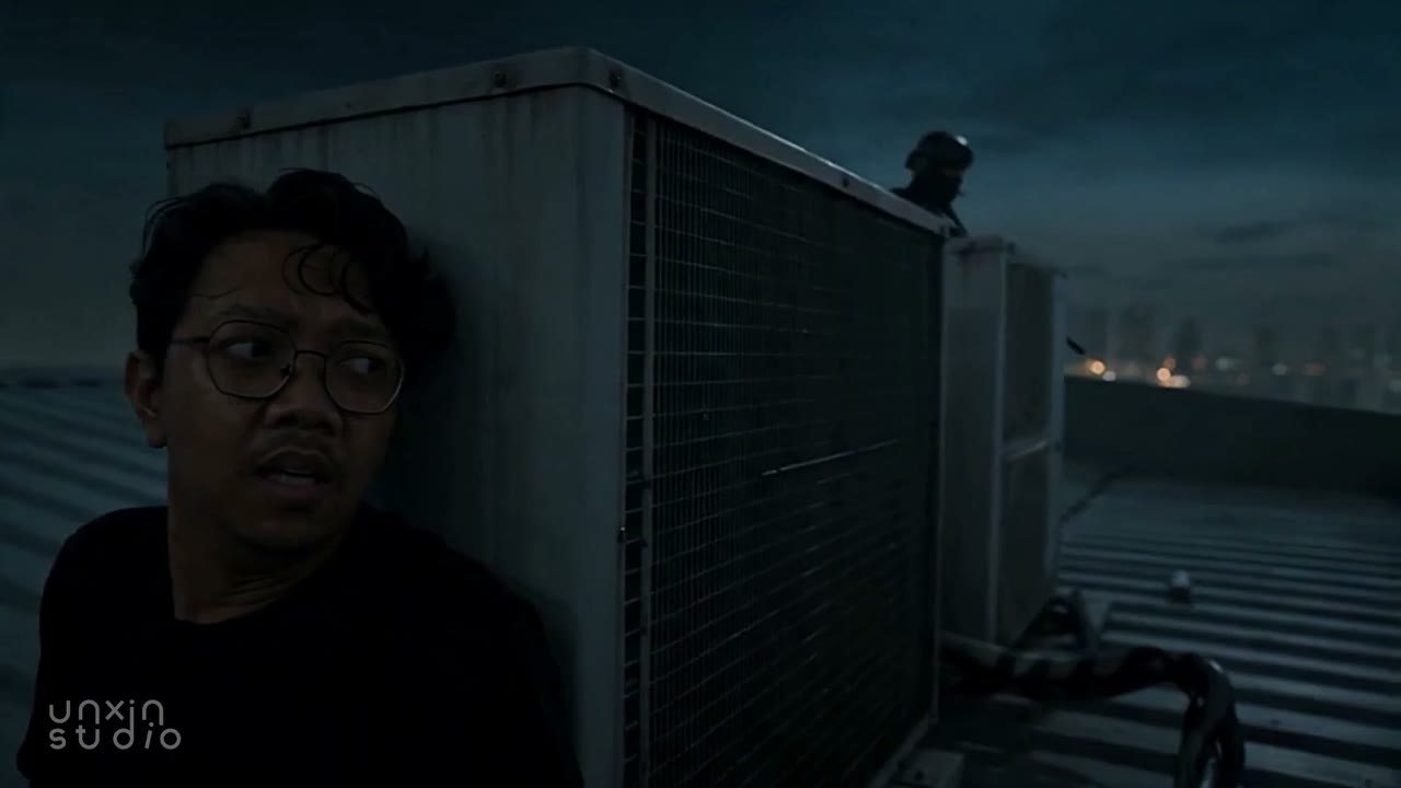 Cinematic Rooftop Action Sequence