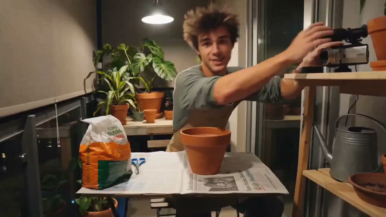 Cozy Plant-Care Vlog Experience