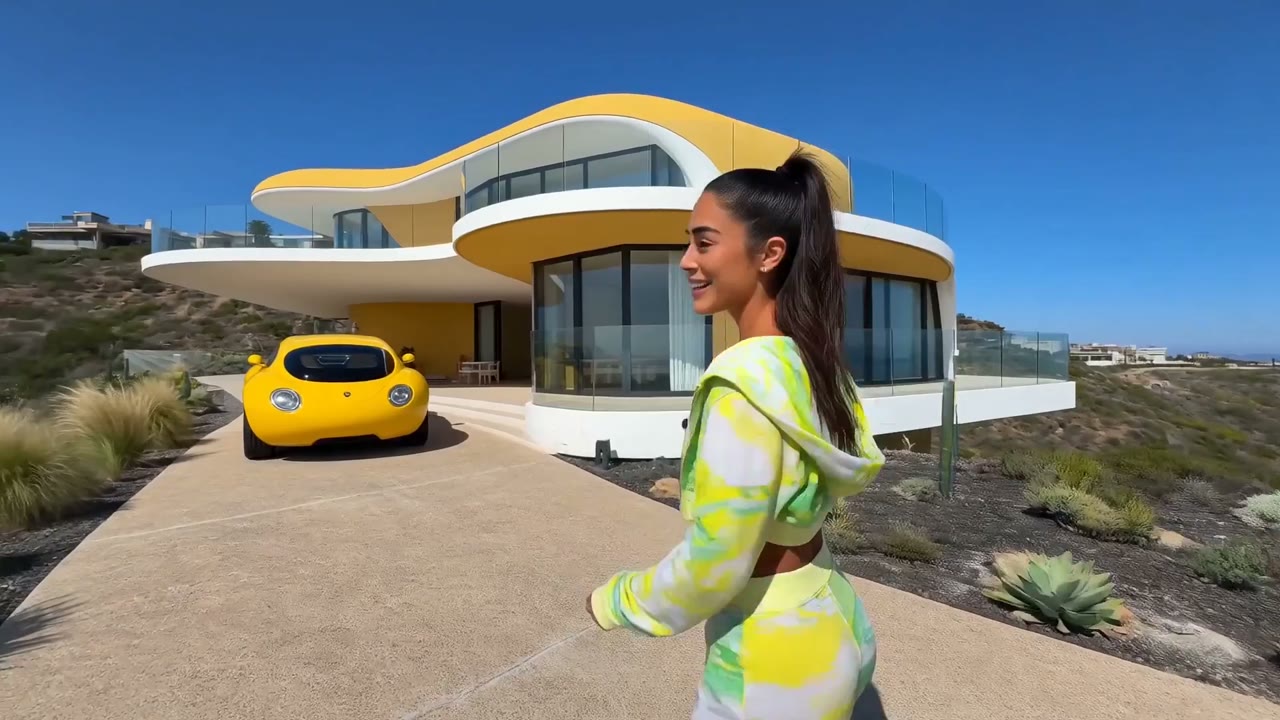 Influencer's Dream Villa Tour in Stunning iPhone Style
