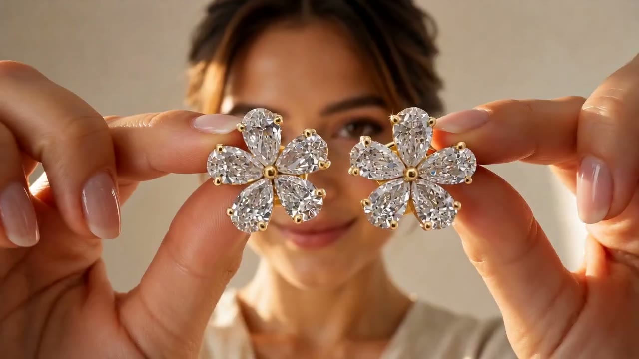 Elegant Jewelry Infographic Video Prompt