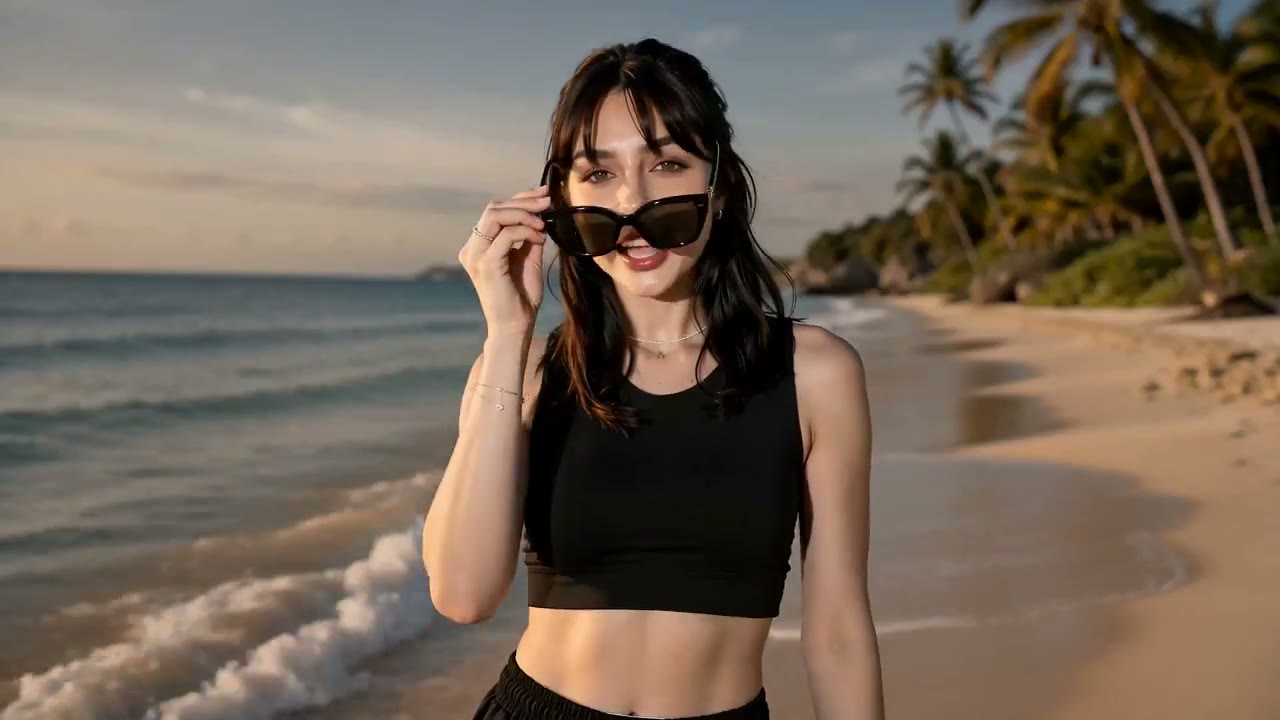 Luxury Eyewear Beach Commercial Prompt