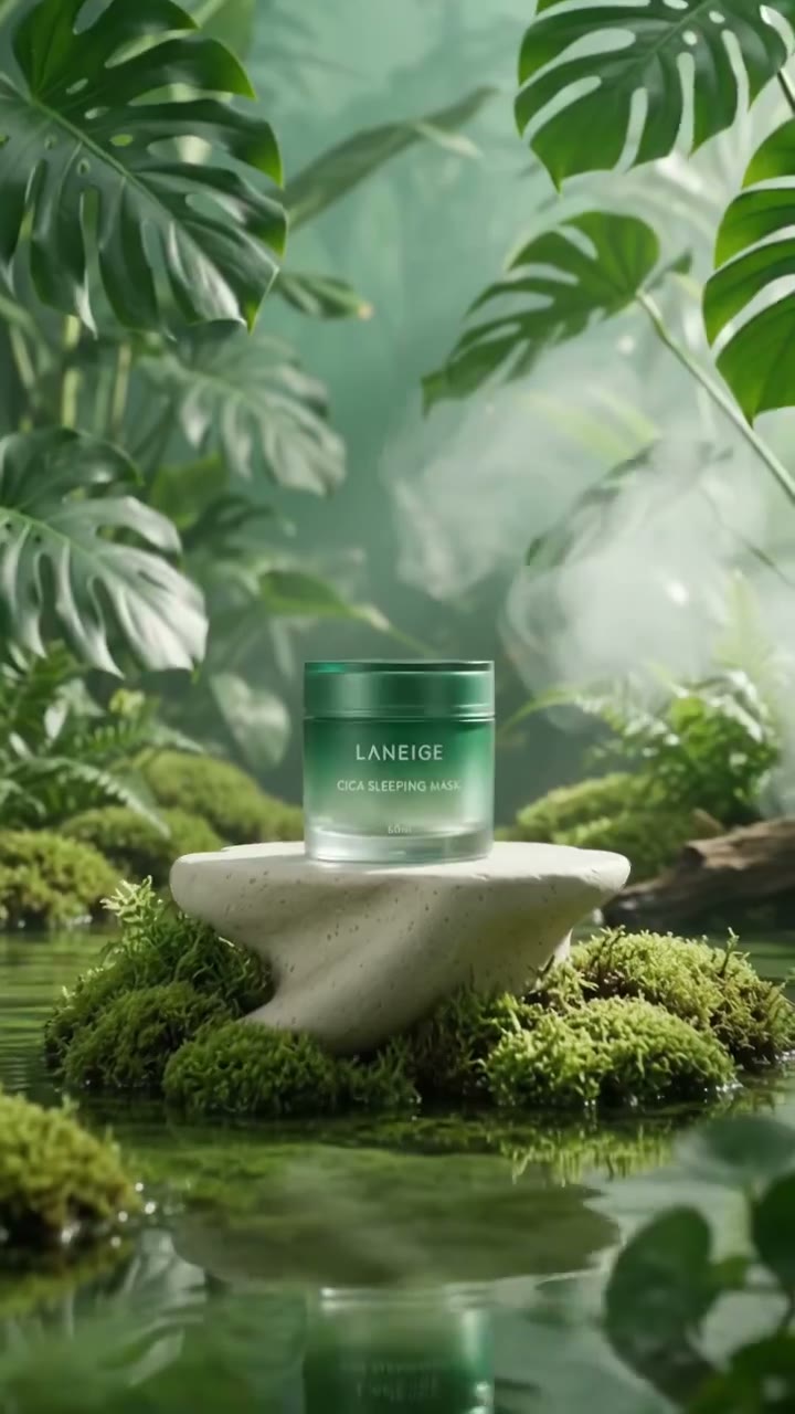 Luxurious Botanical Skincare Video Prompt