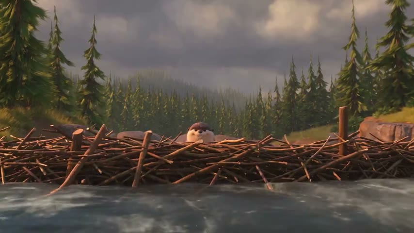 Cinematic Baby Otter Adventure Prompt