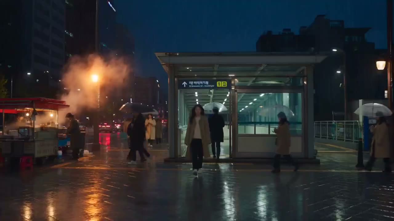 Cinematic Korean Mystery: The Last Train Prompt