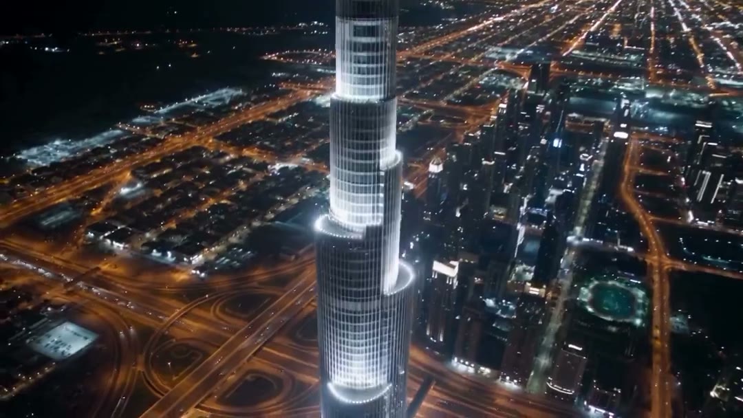 Cinematic Night Dubai Hypercar Sequence Prompt
