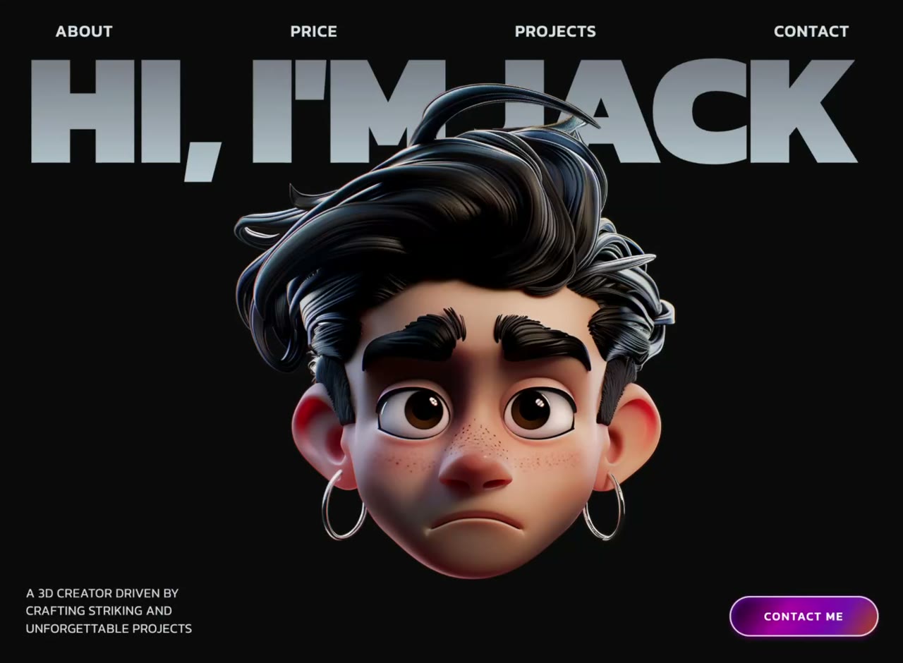 Create a Stunning 3D Creator Portfolio with React