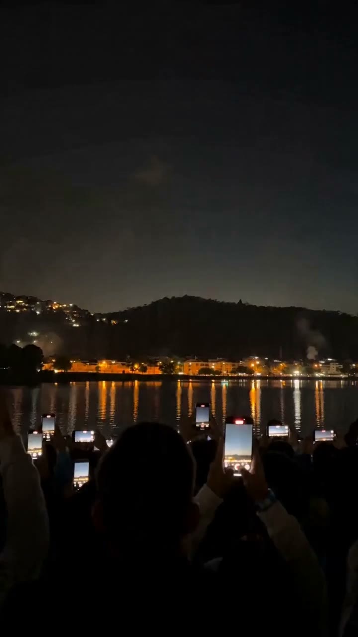 Epic Drone Celebration on the Lakeside