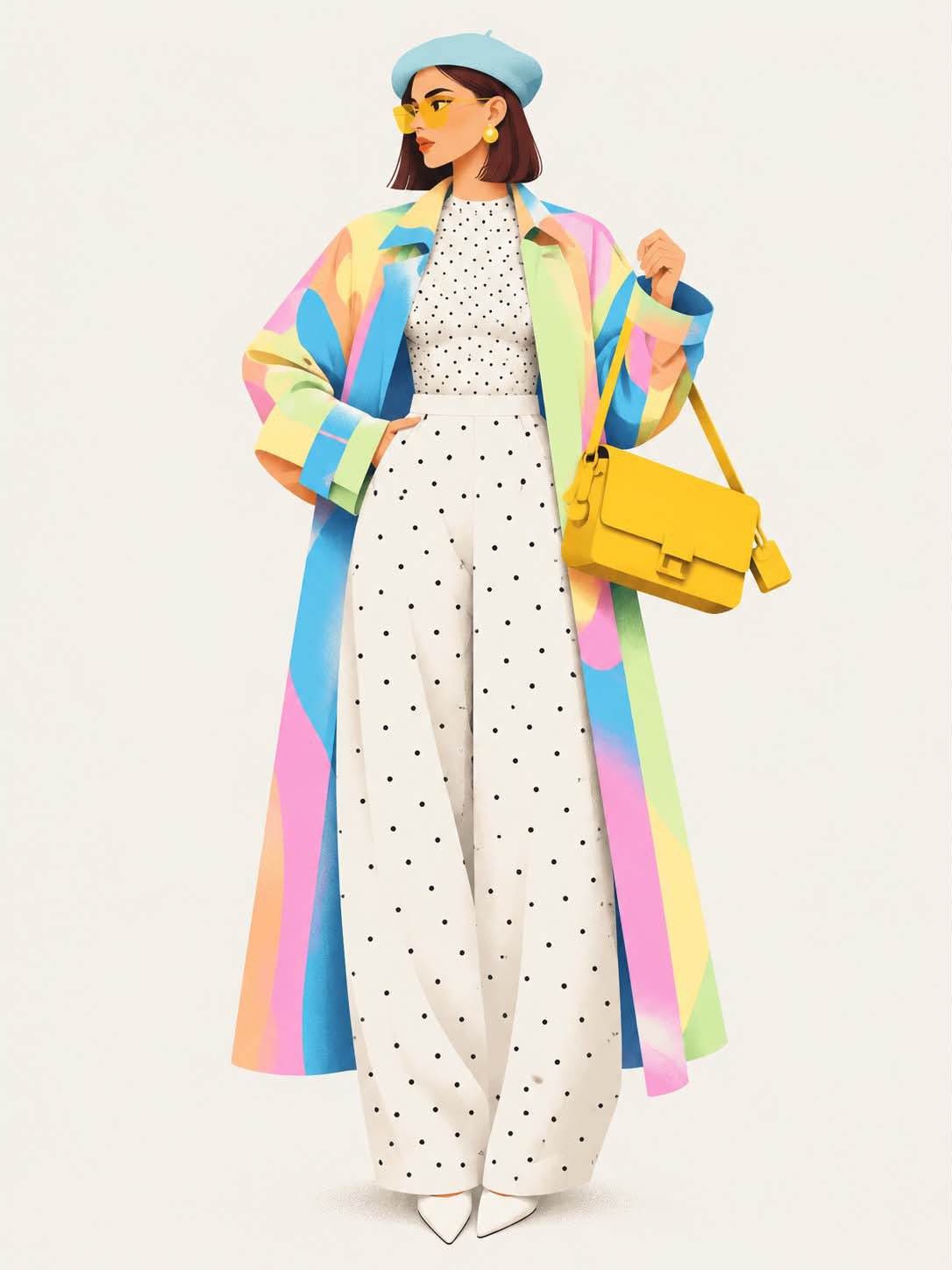 Stylish Fashion Illustration Prompt