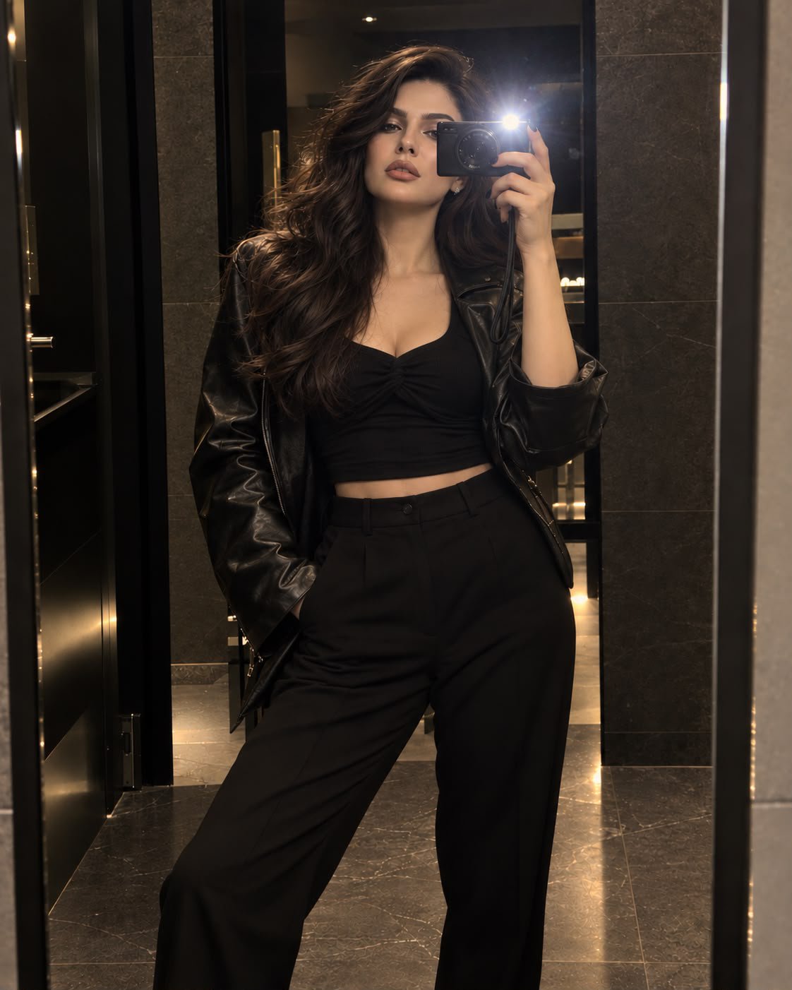 Ultra-Realistic Fashion Mirror Selfie Prompt