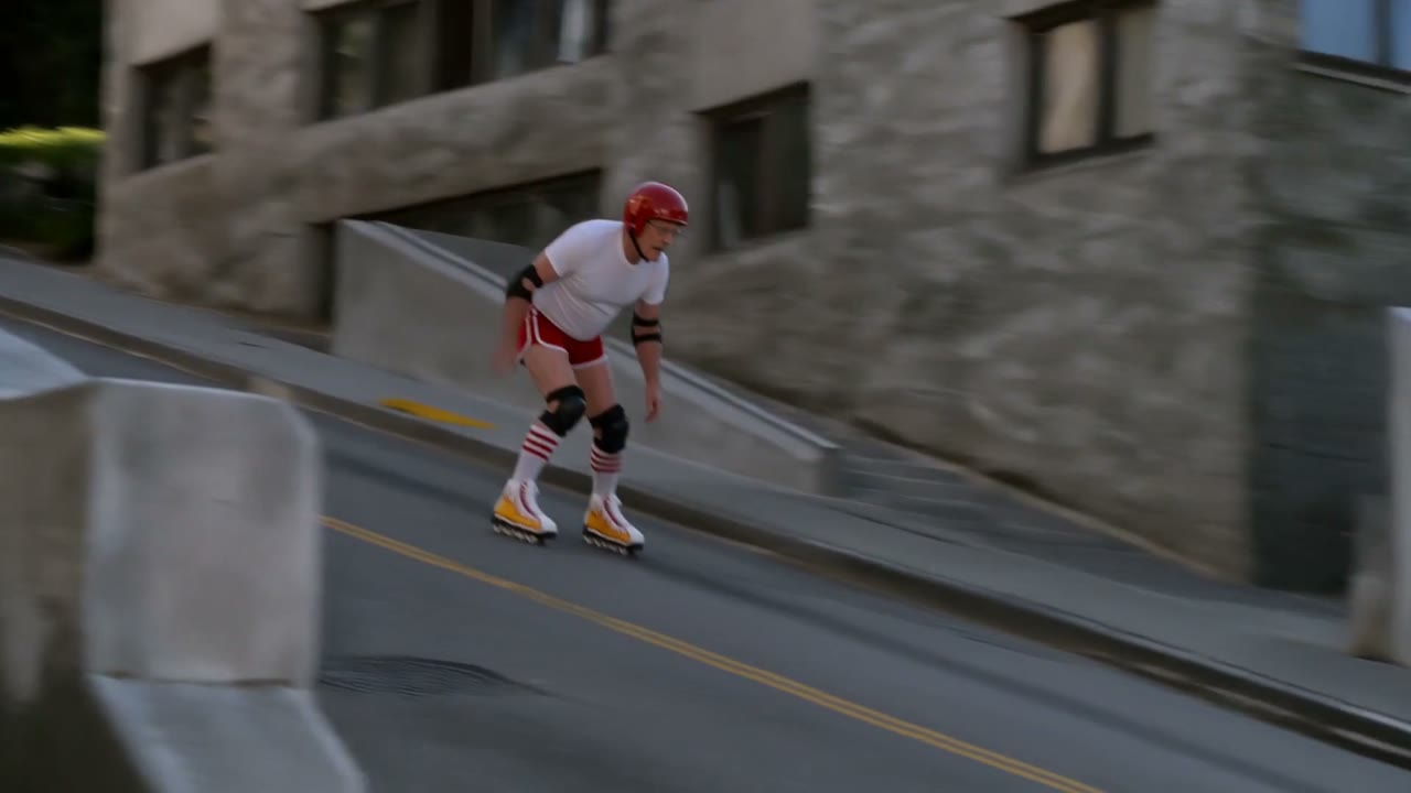 Epic Rollerblade Crash: A Photorealistic IMAX Experience