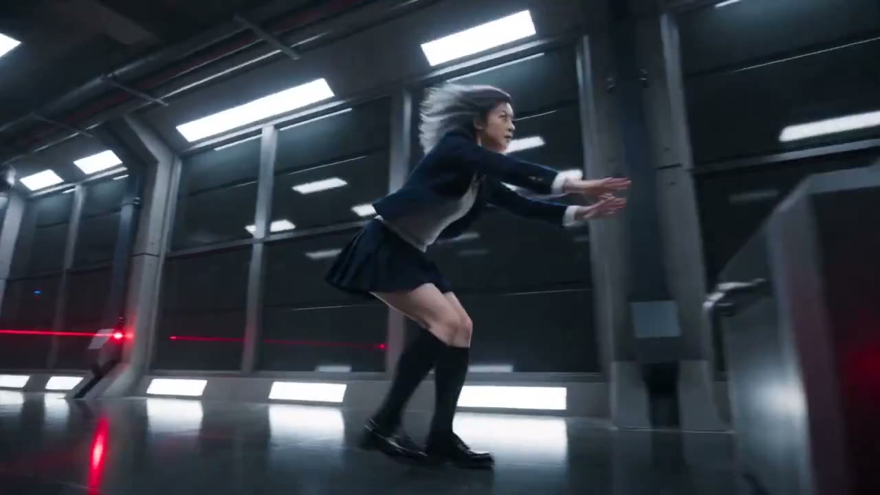High-Octane Sci-Fi Parkour Action Sequence