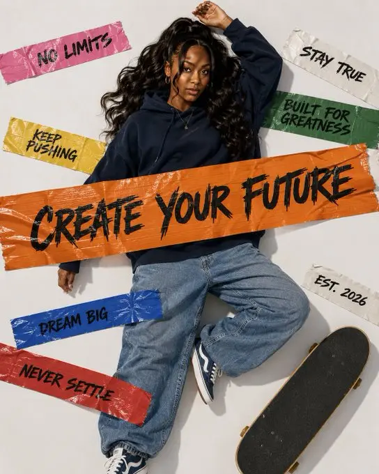 Streetwear Fashion Poster Creation Prompt