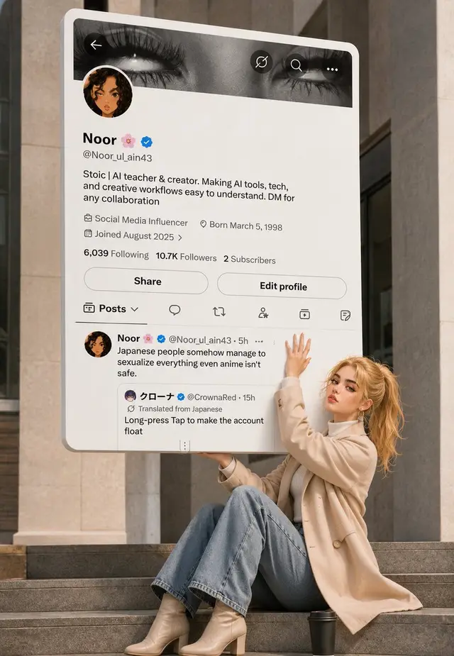Luxury 3D Social Media Breakout Poster Prompt