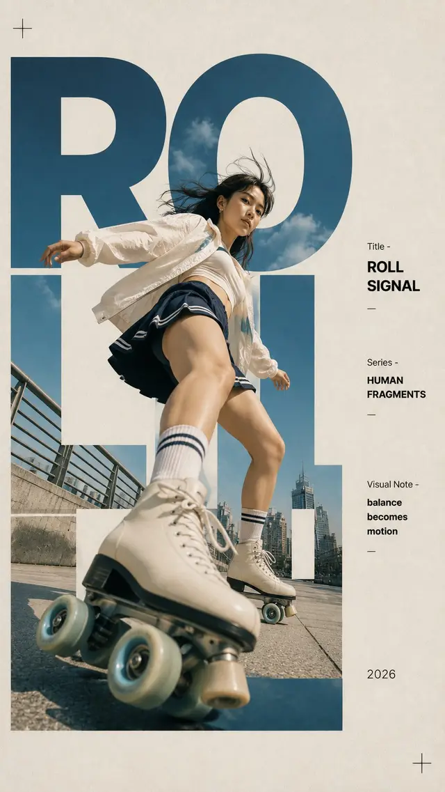 Dynamic Editorial Posters in HUMAN FRAGMENTS