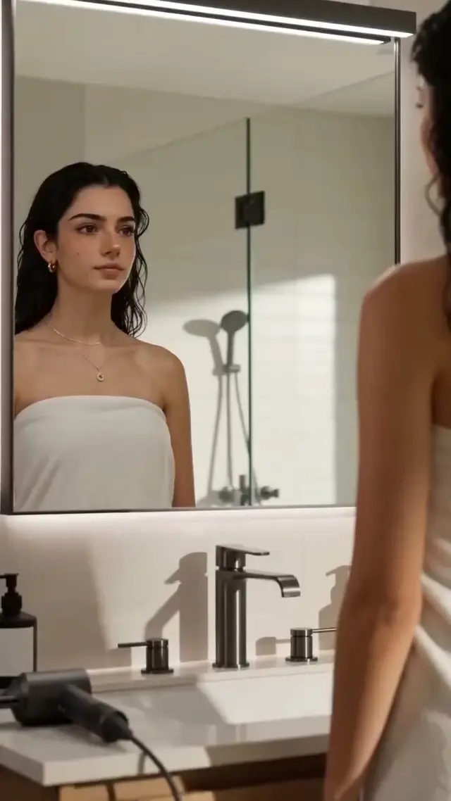Cinematic Hairdryer Ad: Effortless Elegance