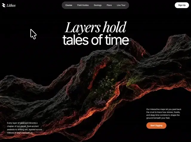 Create a Stunning Dark-Themed Hero Section with React
