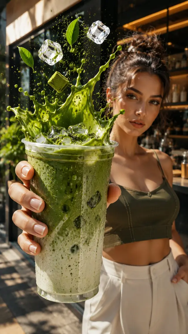 Cinematic Luxury Beverage Ad Creation