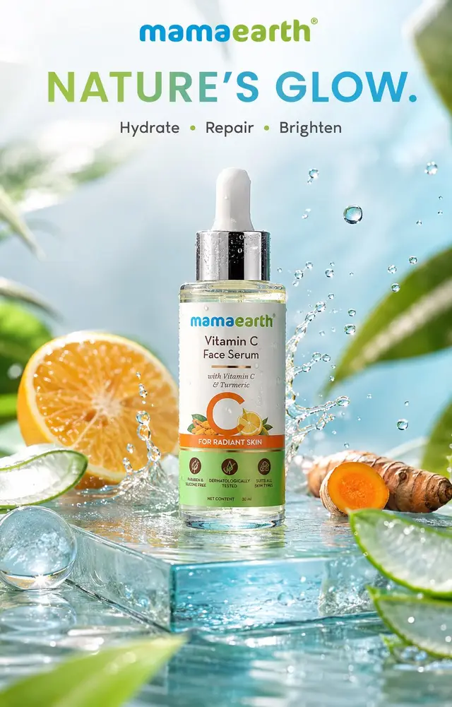 Create a Premium Skin Serum Ad for Social Media