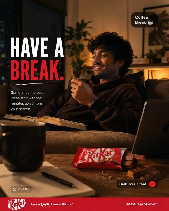 Create a Relaxed KitKat Break in Style