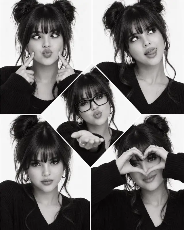 Chic Black-and-White Beauty Collage Prompt