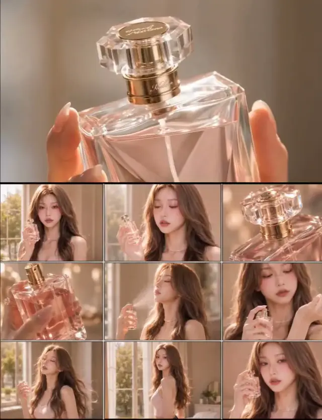 Cinematic Luxury Perfume Commercial Creation