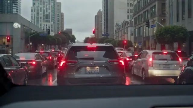 Cinematic City Escape with Tesla Prompt