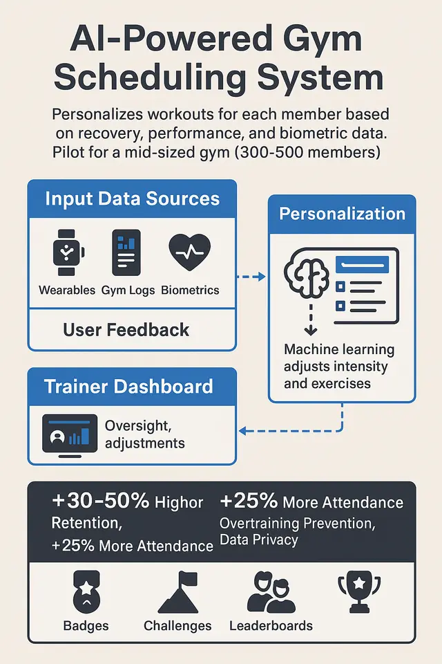 AI-Personalized Gym Exercise Scheduler