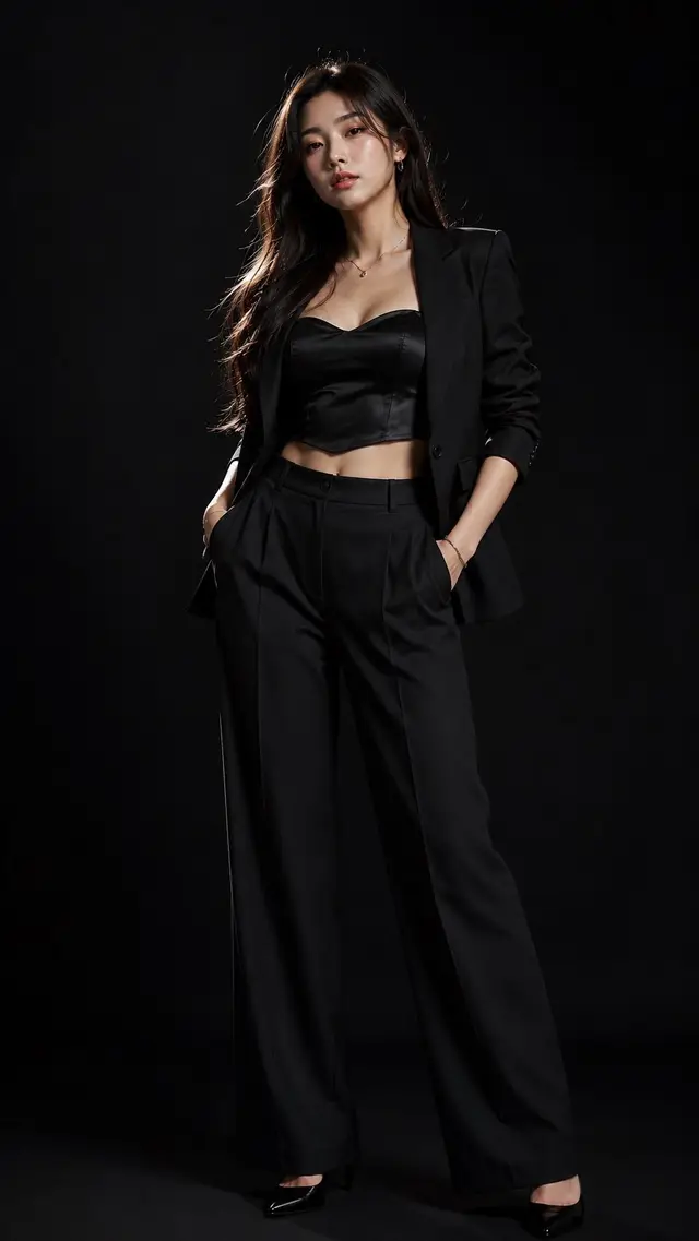 High-End Fashion Editorial Portrait Prompt
