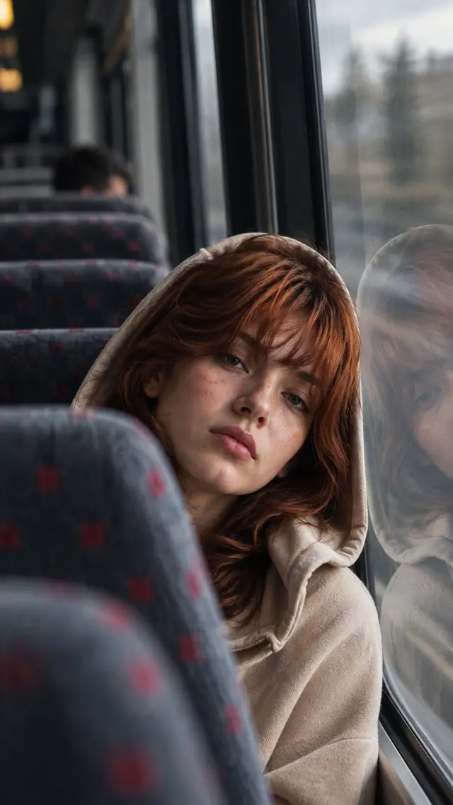 Cinematic Train Portrait Prompt