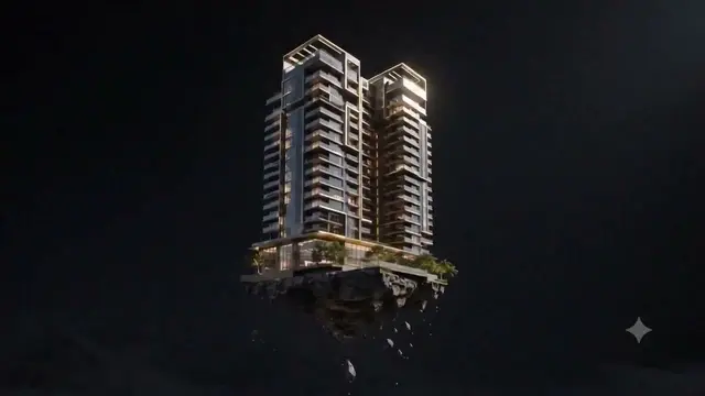 Futuristic Luxury Skyscraper Visualization