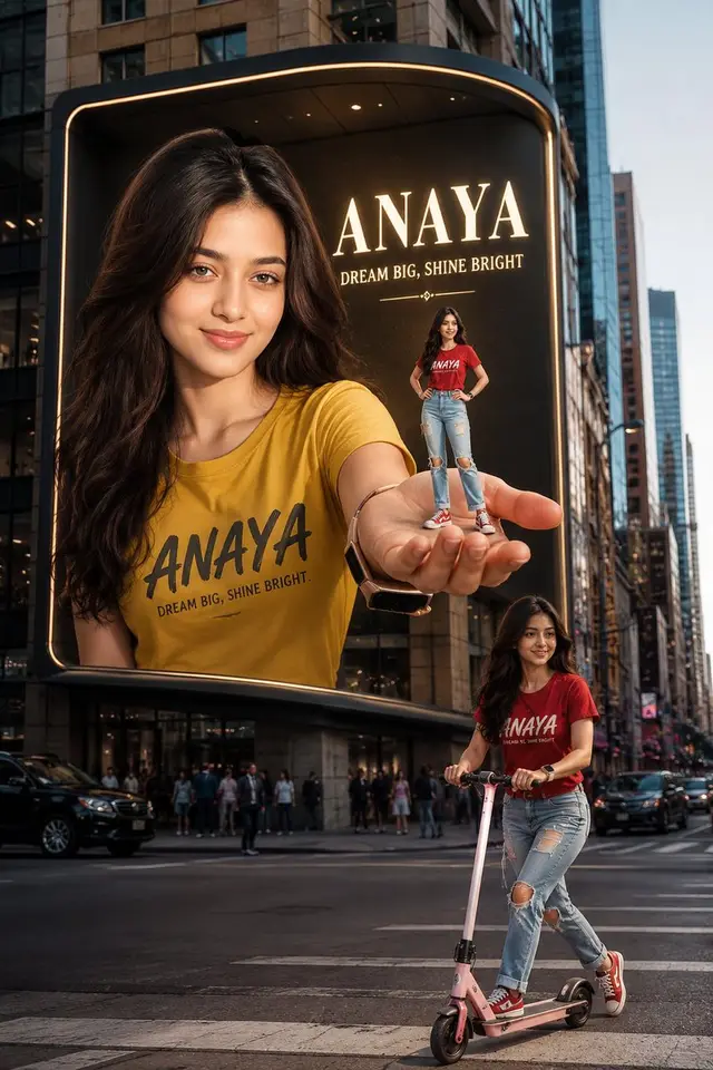 Hyper-Realistic Anamorphic Billboard Art