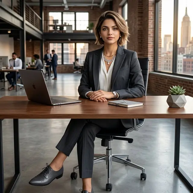 Confident Executive in a Modern Office