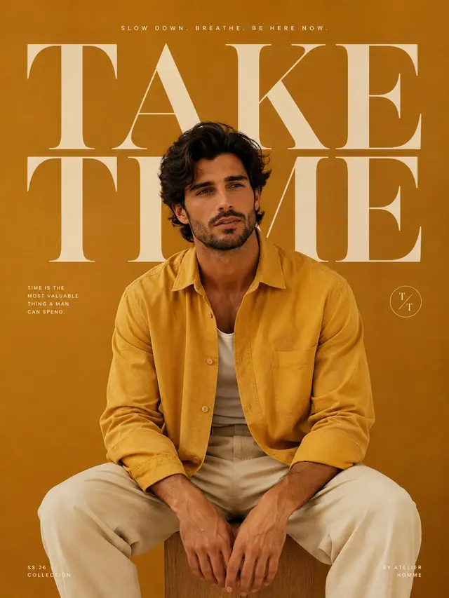 Vivid Mustard Fashion Campaign Prompt