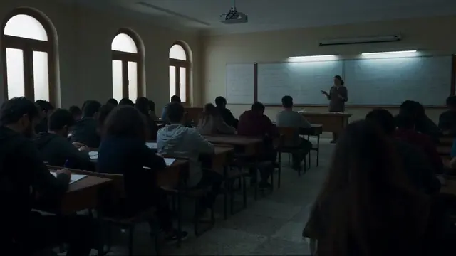 University Zombie Outbreak Action Sequence Prompt