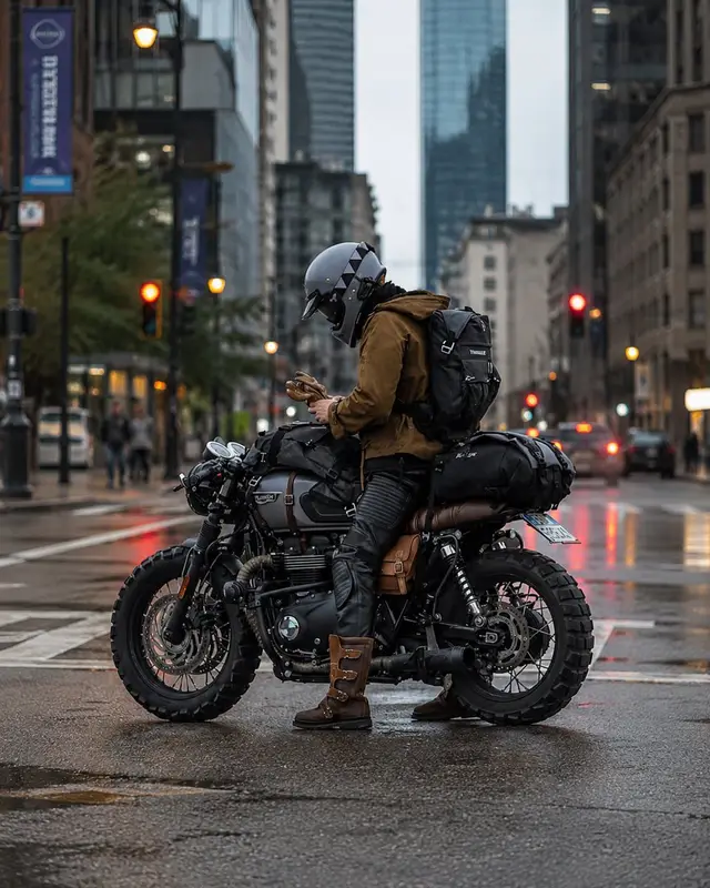 Urban Adventure Motorcycle Photography