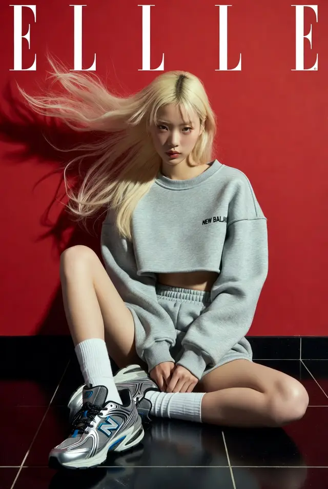 High-Fashion Editorial Shot: ELLE Style