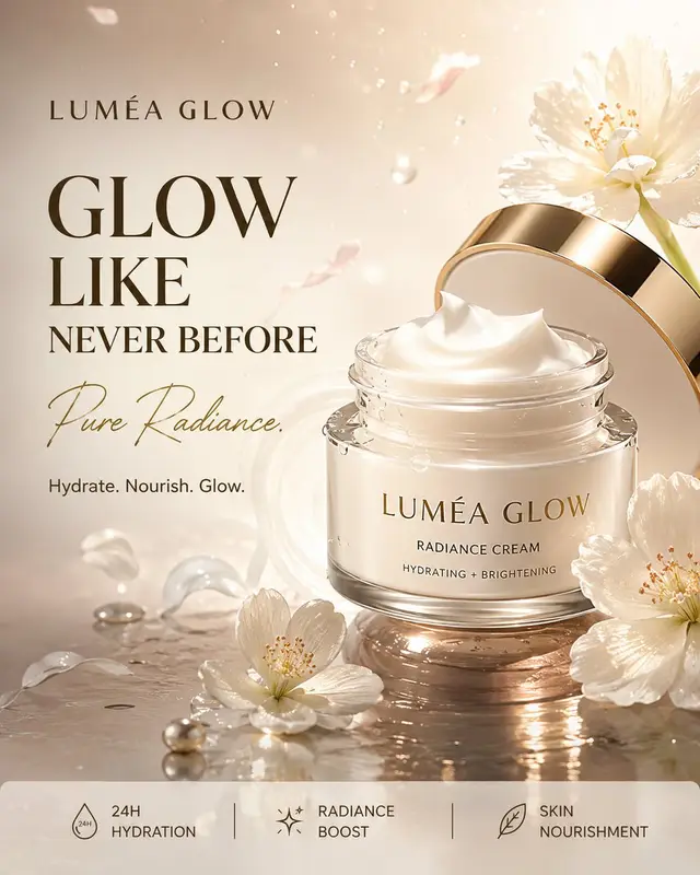 Luxury Face Cream Advertisement Prompt