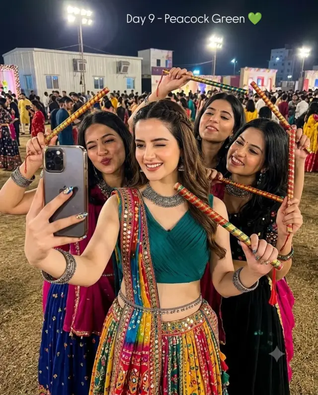 Vibrant Night Garba Portrait Prompt (9 of 9)