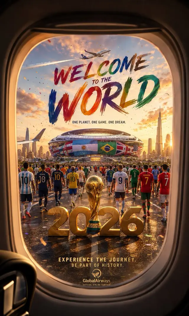 FIFA World Cup Luxury Travel Poster